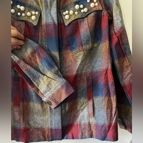 CAbi Multicolor Plaid Jacket - Picture 4 of 9